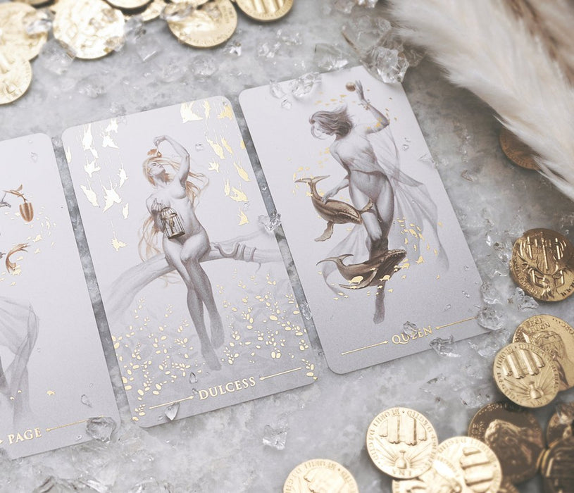 Ephemere: Ein Tarot-Deck von True Black (True White) – Arthur Wang (Indie, Import) 