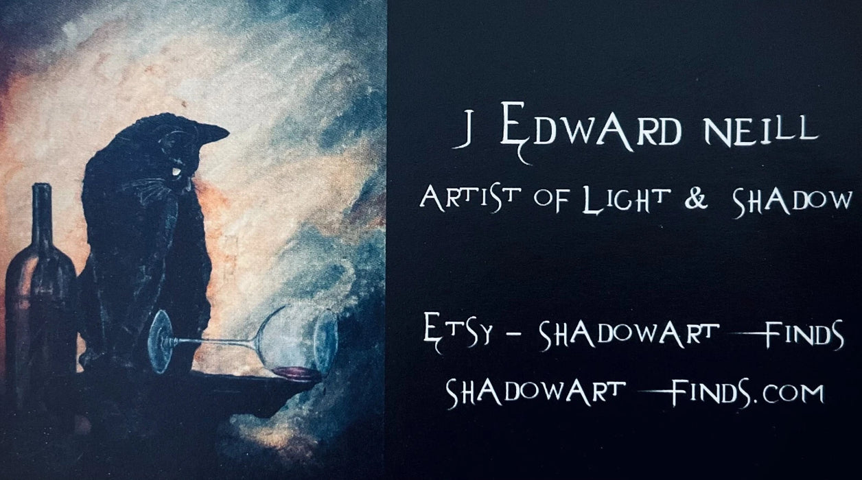 Fearless Familiars Oracle - 52 Card Intuitive Oracle Deck w/ Dark Black Cat Art - J Edward Neill