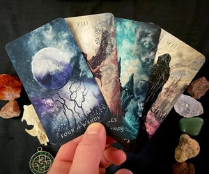 Dark Fantasy Tarot - 78 Card Tarot Deck Featuring Otherworldly Fantasy Art - J Edward Neill