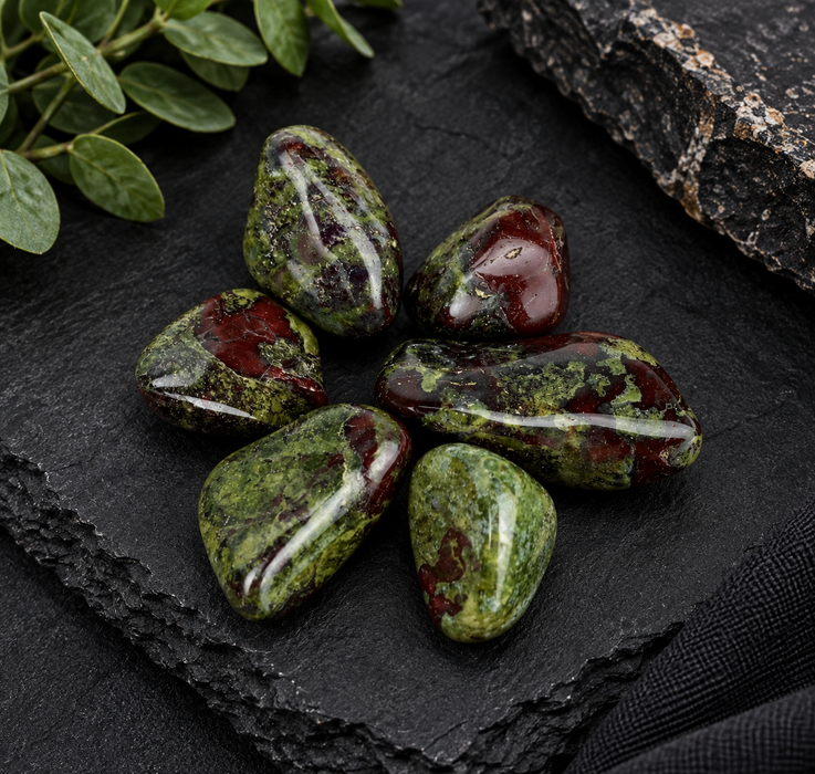 Dragon Blood Jasper – Lohikäärmeenverijaspis 1,5-2,5cm