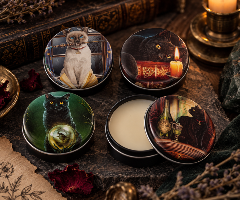 Lisa Parker Magical Cats -huulivoide metallirasiassa