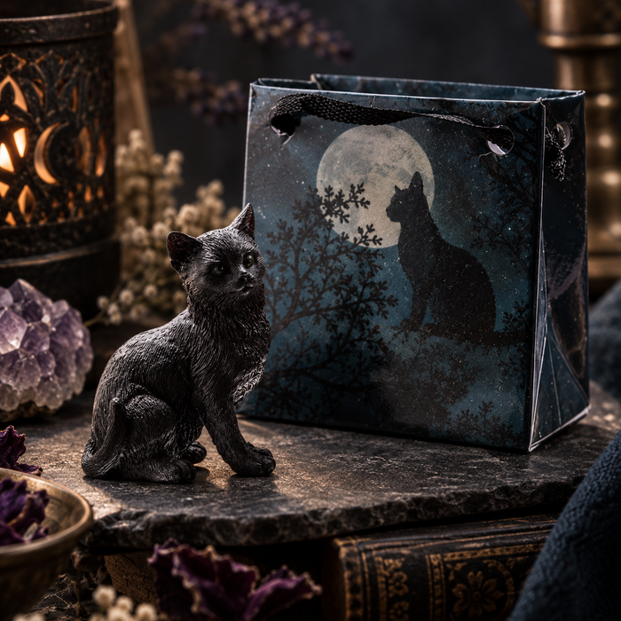 Lucky Black Cat – onnenkissa minilahjakassissa