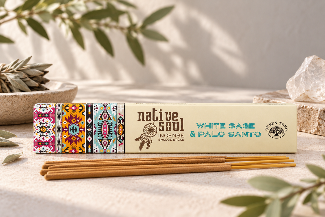 Native Soul White Sage & Palo Santo suitsuketikut - Native Soul