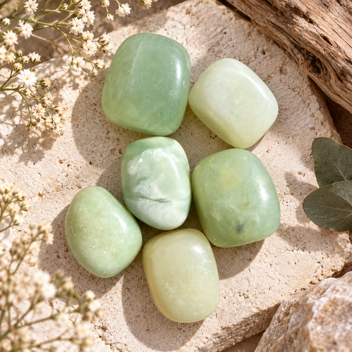 Vihreä jade (hiottu) 3-4cm