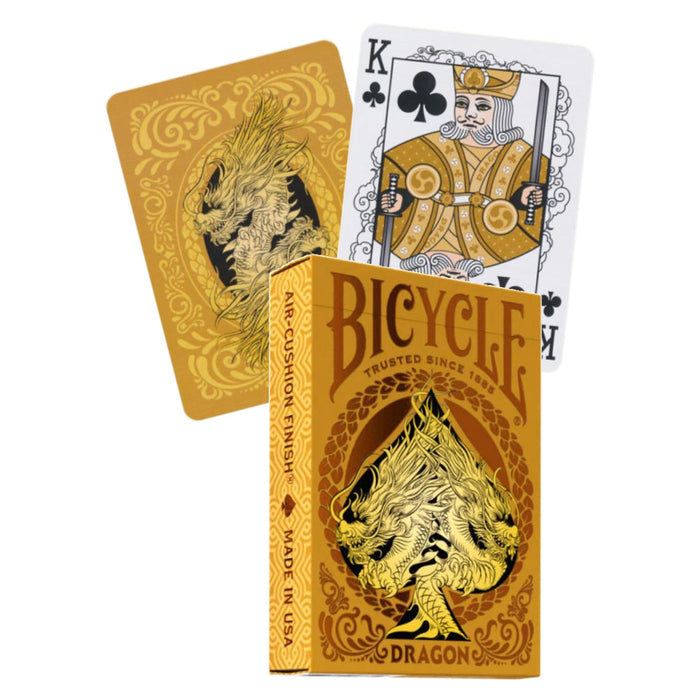 Bicycle Dragon pelikortit Kultainen