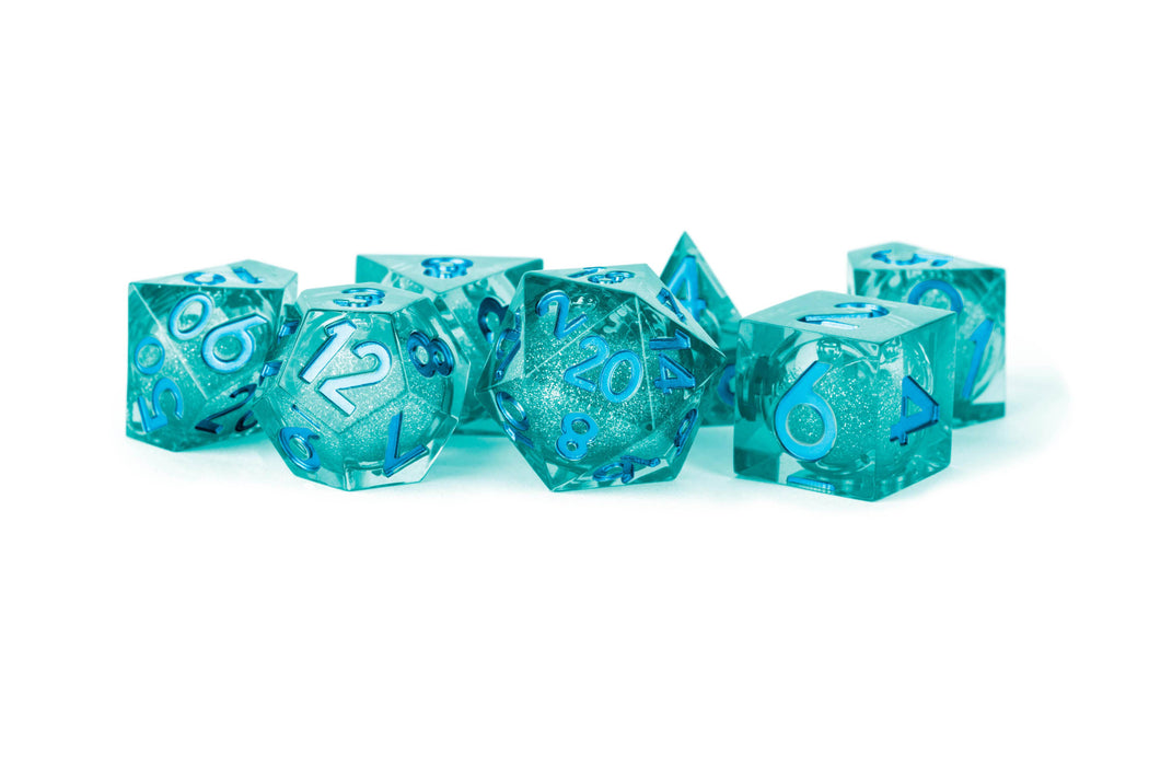 UNIIKIT! Roolipeli nopat Elixir Liquid Core Dice Sets - Endure Elements - Metallic Dice Games