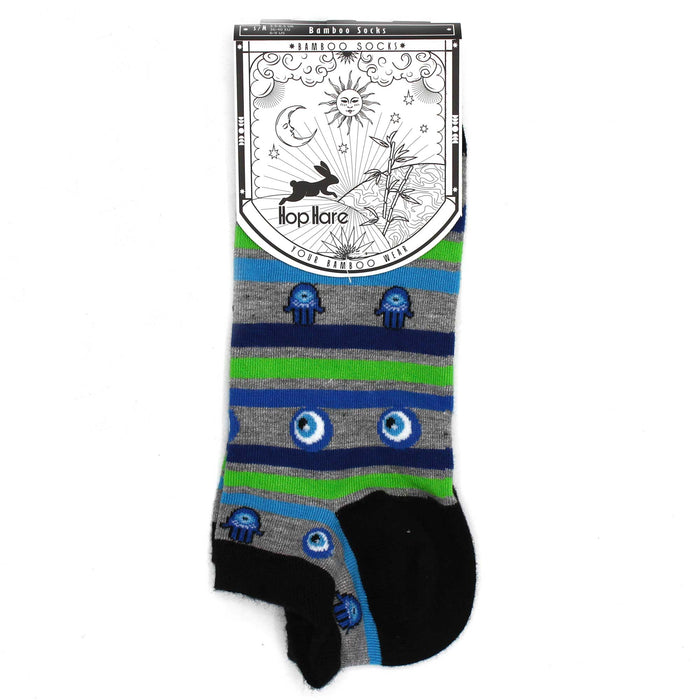 Hop Hare Bamboo Nilkkasukat (36-40) - Evil Eye & Hamsa