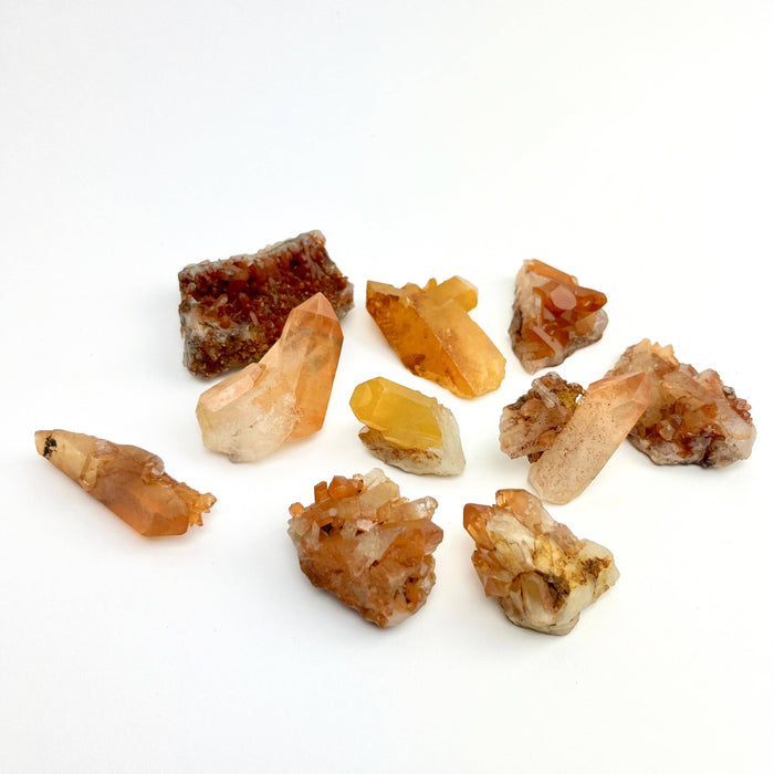 Tangeriini kvartsi rykelmä 35-70mm - Brasilia