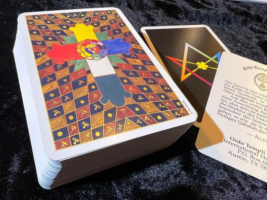 Thoth Tarot Basics - Crowley Aleister (Preloved/Käytetty) Saksa/German