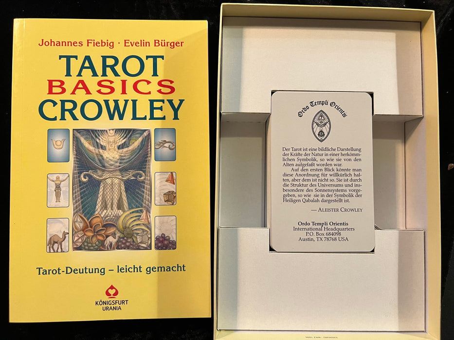 Thoth Tarot Basics - Crowley Aleister (Preloved/Käytetty) Saksa/German