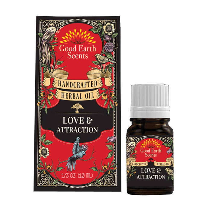 Rakkautta ja vetovoimaa - Love and Attraction Herbal Oil 10 mL 100% Pure Loitsuöljy