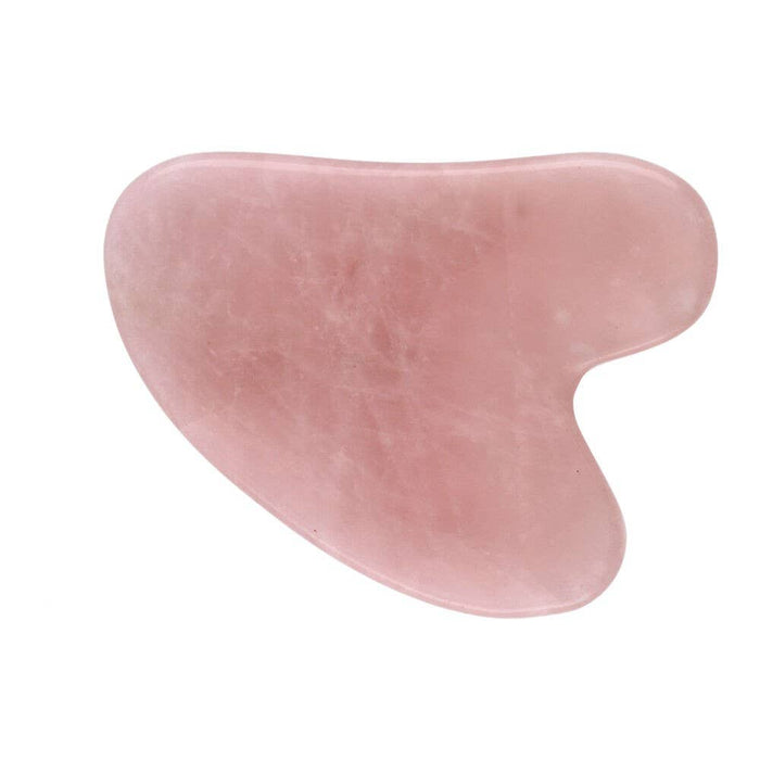 Gua Sha Rosenquarz Massagestein 5cm