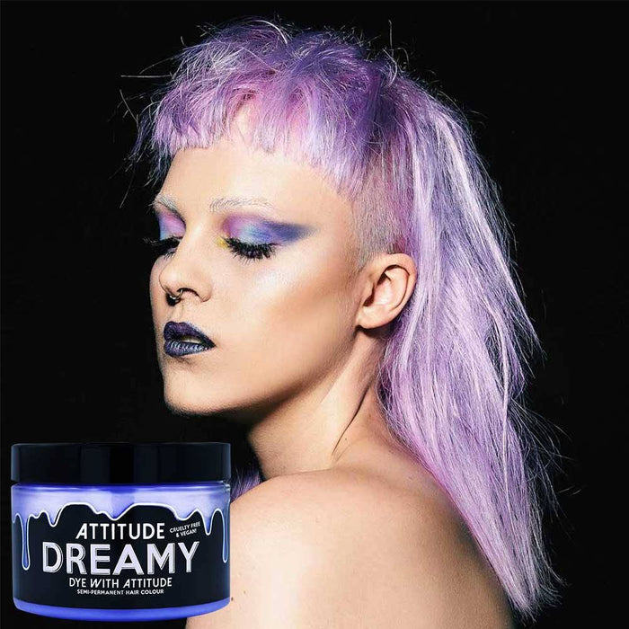 Dreamy Pastel Purple Hair dye- vegan, not tested on animals - Attitude Hair Dye