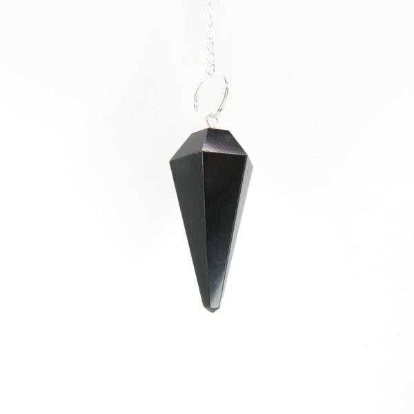 Obsidiaaniheiluri, fasettihiottu