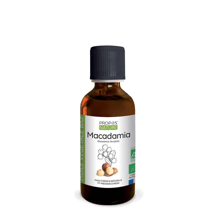 Macadamia-pähkinäöljy (Macadamia Vegetable Oil) 50ml - Laboratoire Propos'Nature