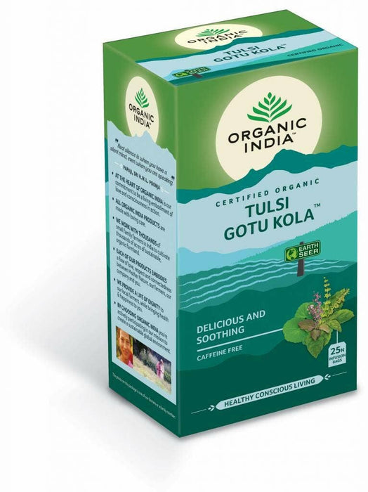 Tulsi Gotu Kola Bio-Kräutertee – Organic India