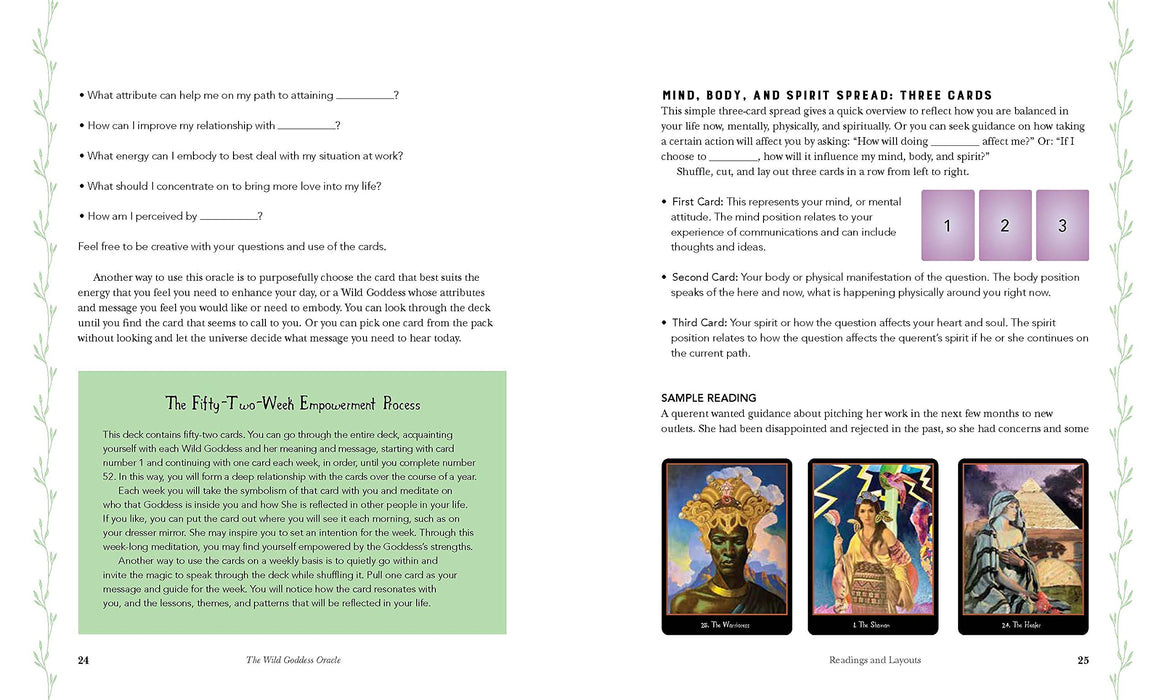 Wild Goddess Oracle Deck and Guidebook: A 52-Card Deck and Guidebook, Divination and Ritual for Living an Empowered Life - Monte Farber, Amy Zerner