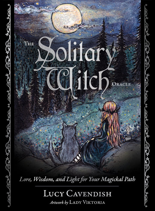 The Solitary Witch Oracle: Lore, Wisdom, and Light for Your Magickal Path Paperback - Lucy Cavendish, Lady Viktoria 