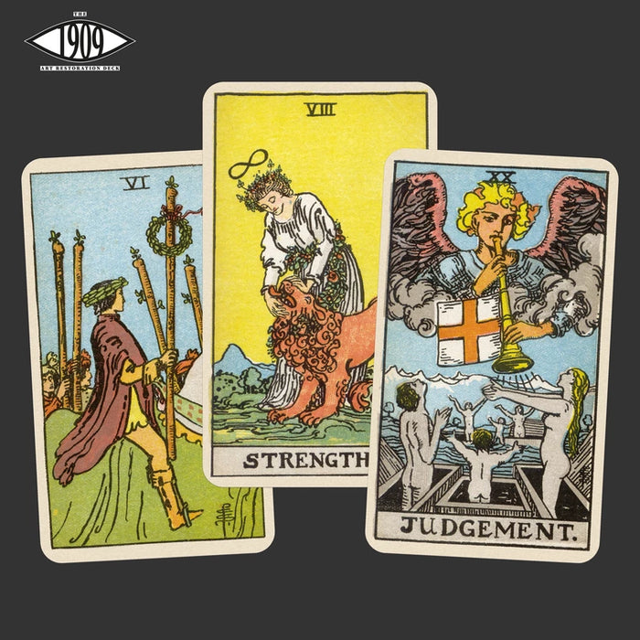 Das Kunstrestaurierungs-Tarot von 1909 - C in London (geliebt/gebraucht)