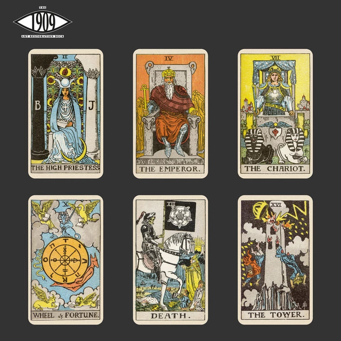 Das Kunstrestaurierungs-Tarot von 1909 - C in London (geliebt/gebraucht)