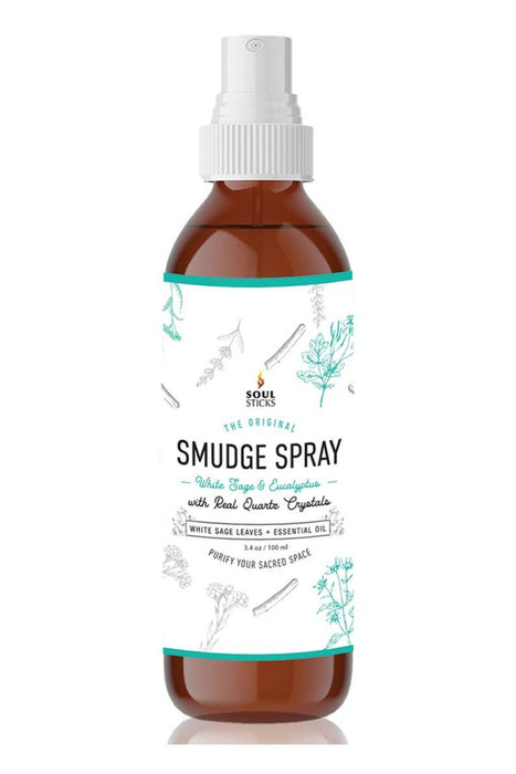 White Sage Eucalyptus huonetuoksu / puhdistus spray 100ml - Soul Sticks