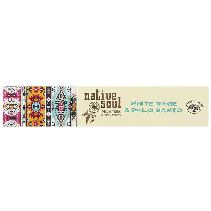 Native Soul White Sage & Palo Santo suitsuketikut - Native Soul (Green Tree)