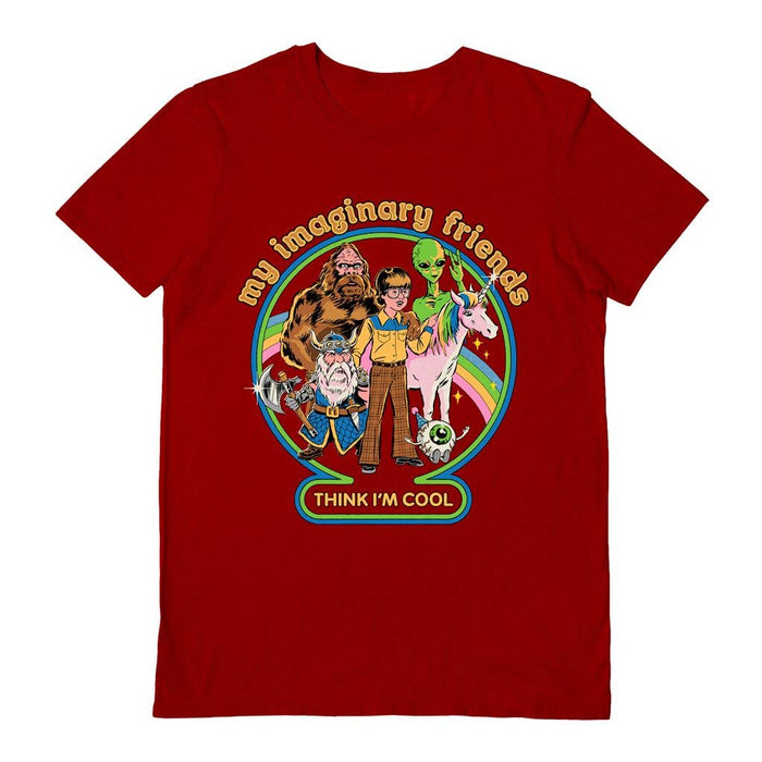 My Imaginary Friends Red T-Shirt - Steven Rhodes