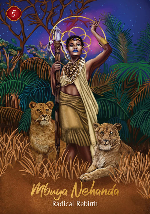 African Goddess Rising Oracle - Abiola Abrams - Tarotpuoti