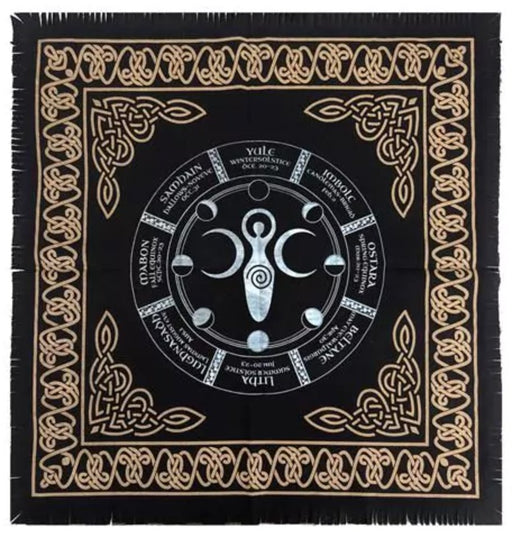 Alttarivaate Wheel of the Year / Angel Moon 60 x 60cm - Tarotpuoti