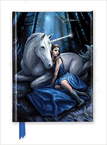 Anne Stokes: Blue Moon (Foiled Journal) - Tarotpuoti