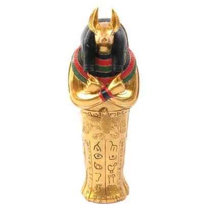 Anubis Sarkofagi arkku n13,5cm - Tarotpuoti