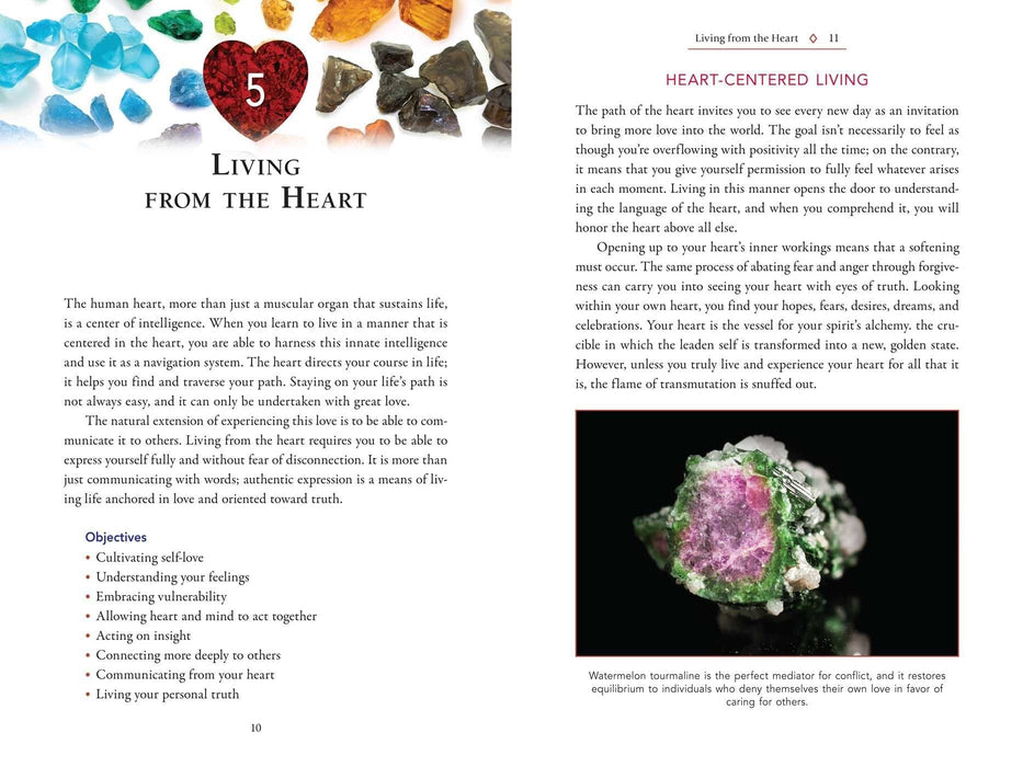 Crystal Healing for the Heart: Gemstone Therapy for Physical, Emotional, and Spiritual Well-Being - Nicholas Pearson - Tarotpuoti