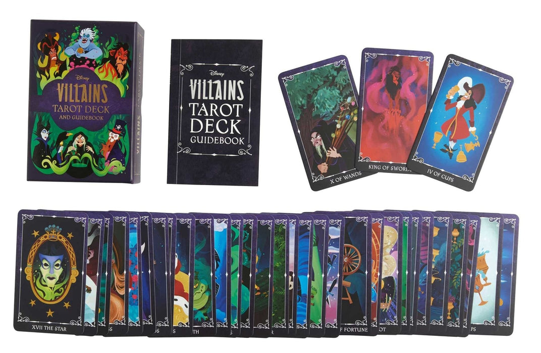 Disney Villains Tarot Deck and Guidebook | Movie Tarot Deck | Pop Culture Tarot Disney Villains Tarot Deck and Guidebook - Minerva Siegel - Tarotpuoti