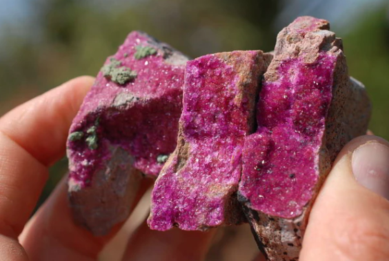 Natural Mini Salrose (Cobalto calcite) -Kongo