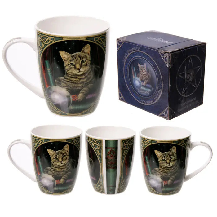 Lisa Parker - Fortune Teller Cat Mug