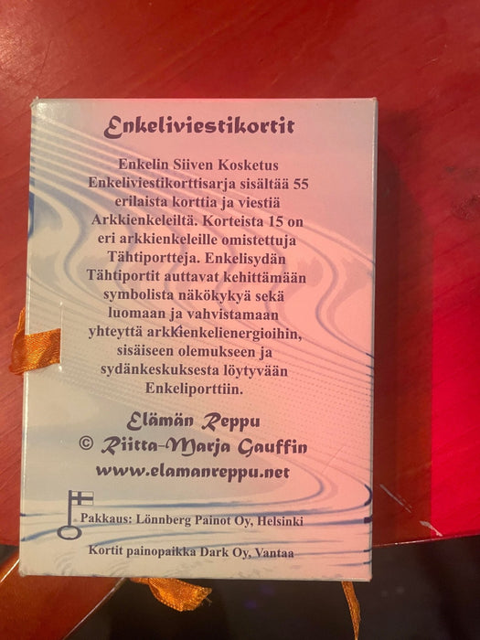 Enkelin siiven kosketus enkeliviestikortit - Riitta-Marja Gauffin (preloved käytetty)(OPP) - Tarotpuoti