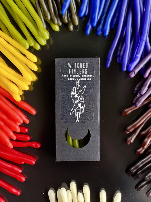 Witches Fingers - Hand Dipped, Mini mehiläisvaha loitsukynttilät