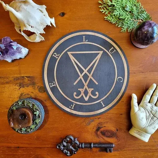 Lucifer Sigil alttarikiekko n.10 cm