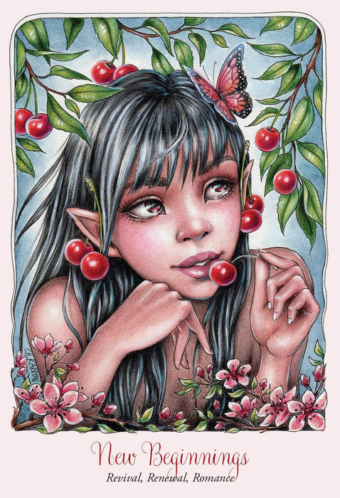 Faery Temple Oracle: Wisdom and Wonder to Empower Your Faery Spirit - 44 full colour cards and 120 page book. - Suzy Cherub ja Christine Karron - Tarotpuoti