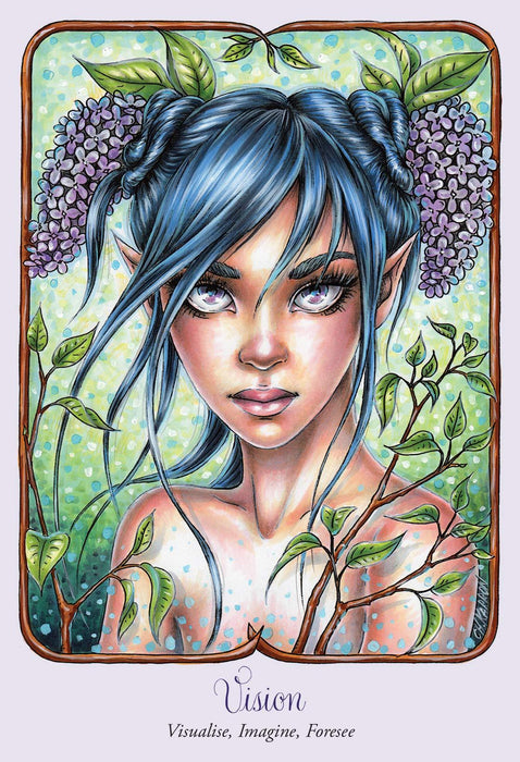 Faery Temple Oracle: Wisdom and Wonder to Empower Your Faery Spirit - 44 full colour cards and 120 page book. - Suzy Cherub ja Christine Karron - Tarotpuoti