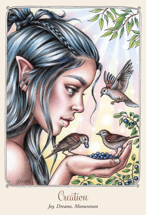 Faery Temple Oracle: Wisdom and Wonder to Empower Your Faery Spirit - 44 full colour cards and 120 page book. - Suzy Cherub ja Christine Karron - Tarotpuoti