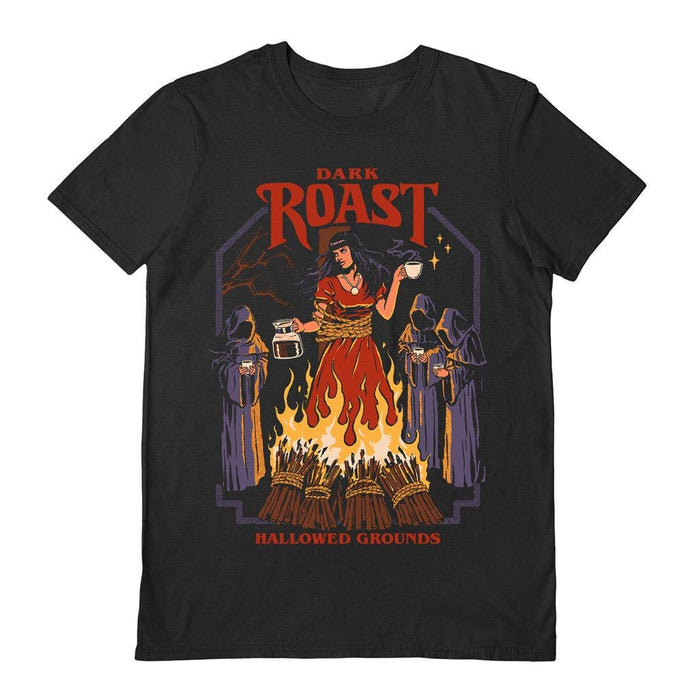 Dark Roast musta Unisex T-paita - Steven Rhodes