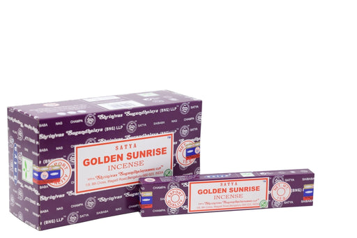 Golden Sunrise suitsuketikut 15g - Satya - Tarotpuoti