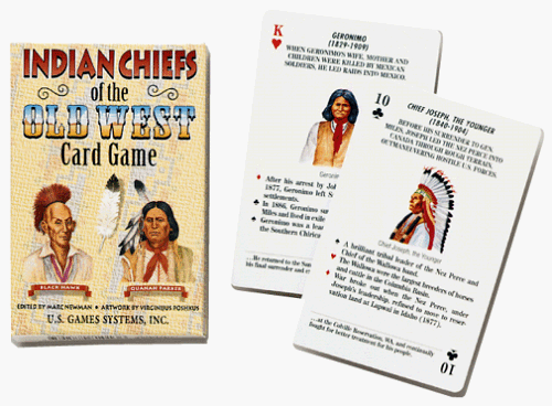 Indian Chiefs of the Old West Card Game - Marc Newman - Tarotpuoti