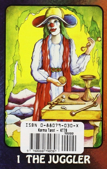 Karma Tarot - Birgit Boline Erfurt (80's VTG)(Preloved - käytetty)(OOP)(RARITIES) - Tarotpuoti