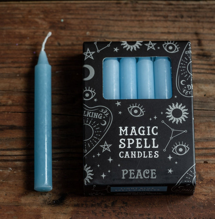 Loitsukynttilä Magic Spell Candle - 12kpl pientä läpivärjättyä kynttilää (sopii loitsukynttiläksi, useita värivaihtoehtoja) - Tarotpuoti