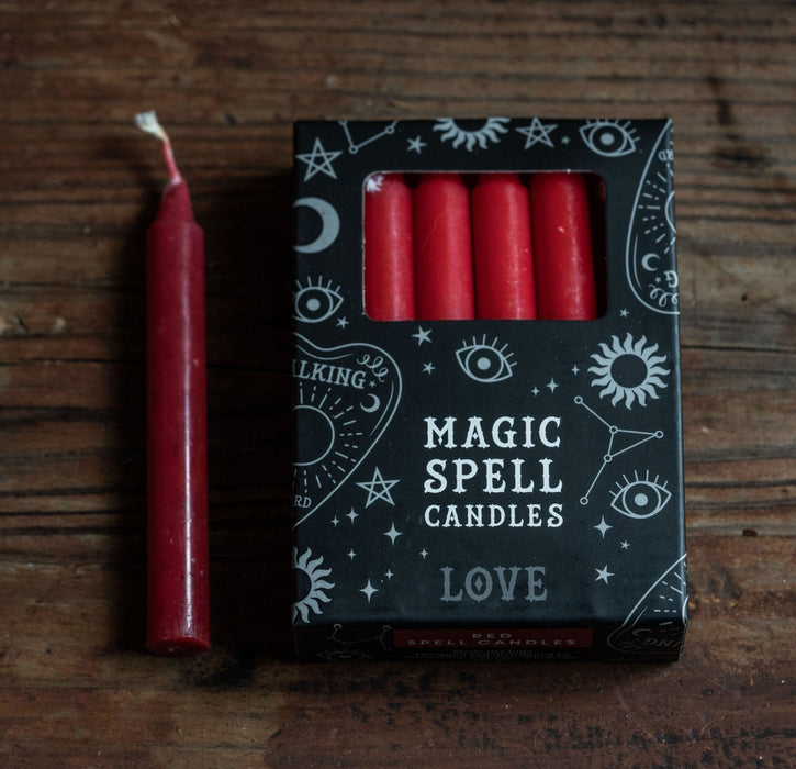 Loitsukynttilä Magic Spell Candle - 12kpl pientä läpivärjättyä kynttilää (sopii loitsukynttiläksi, useita värivaihtoehtoja) - Tarotpuoti