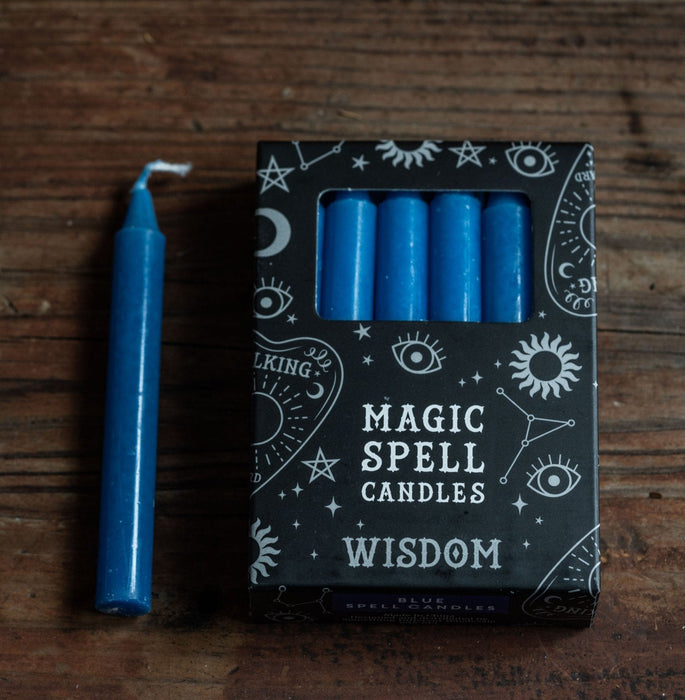 Loitsukynttilä Magic Spell Candle - 12kpl pientä läpivärjättyä kynttilää (sopii loitsukynttiläksi, useita värivaihtoehtoja) - Tarotpuoti