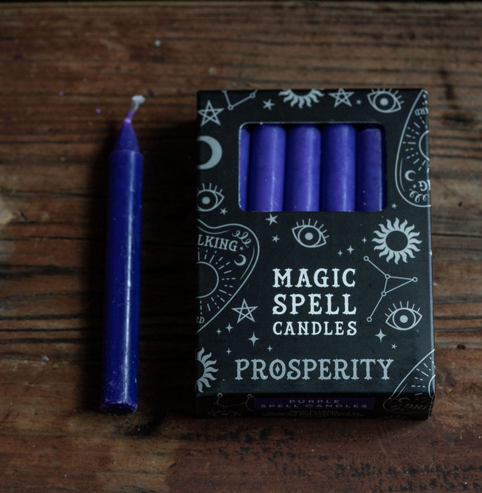 Loitsukynttilä Magic Spell Candle - 12kpl pientä läpivärjättyä kynttilää (sopii loitsukynttiläksi, useita värivaihtoehtoja) - Tarotpuoti