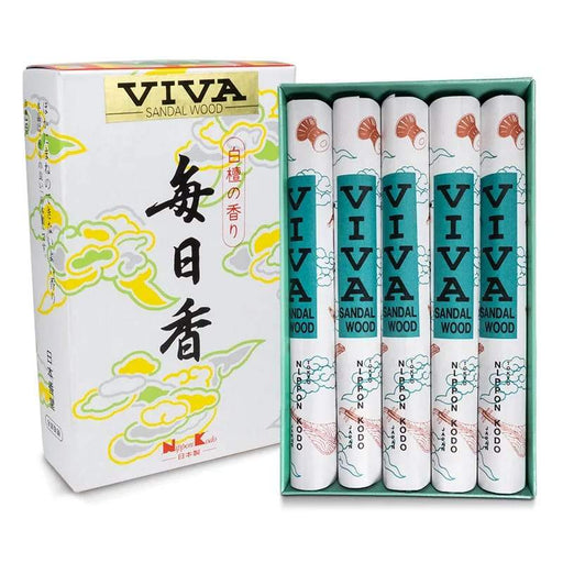 Mainichi-koh Incense Viva sandalwood suitsuketikut 18kpl/1tuubi - Tarotpuoti